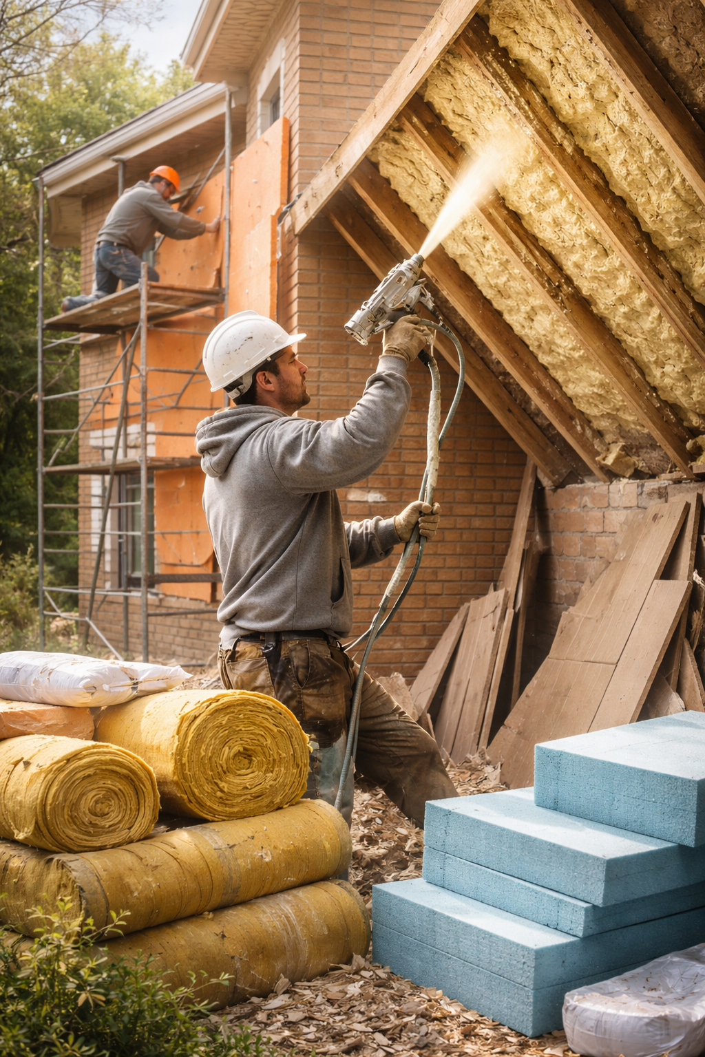 Утепление домов в Ульяновске под ключ от 4320 руб/м2 | Профессионально — ТепломастерУлн