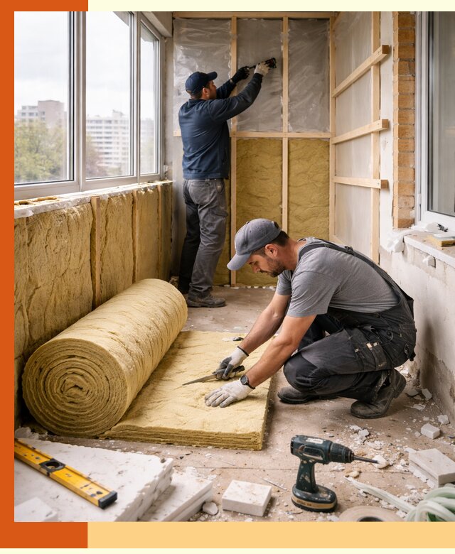 Утепление балкона под ключ в Ульяновске качественно и быстро